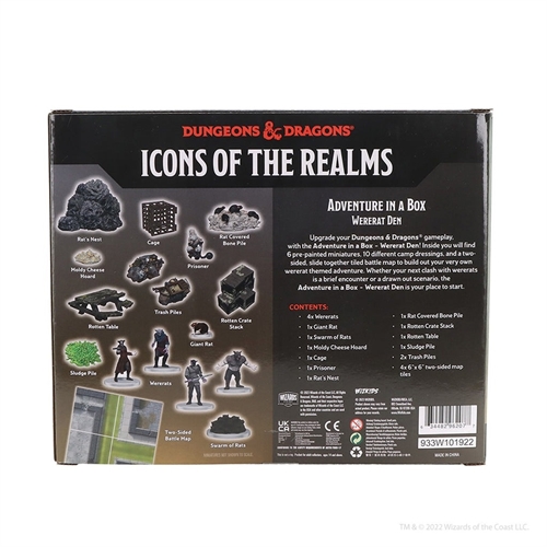 DnD - Wererat Den - Adventure in a Box - Icons of the Realms